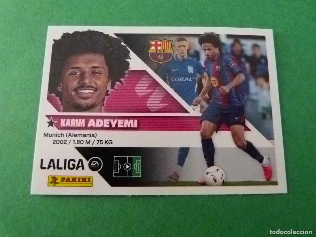 Cromos de f&uacute;tbol: CROMO FUTBOL ADEYEMI F.C. BARCELONA SIN PEGAR FICHAJE N&ordm; 19 LIGA ESTE 2026-2027/26-27 PANINI