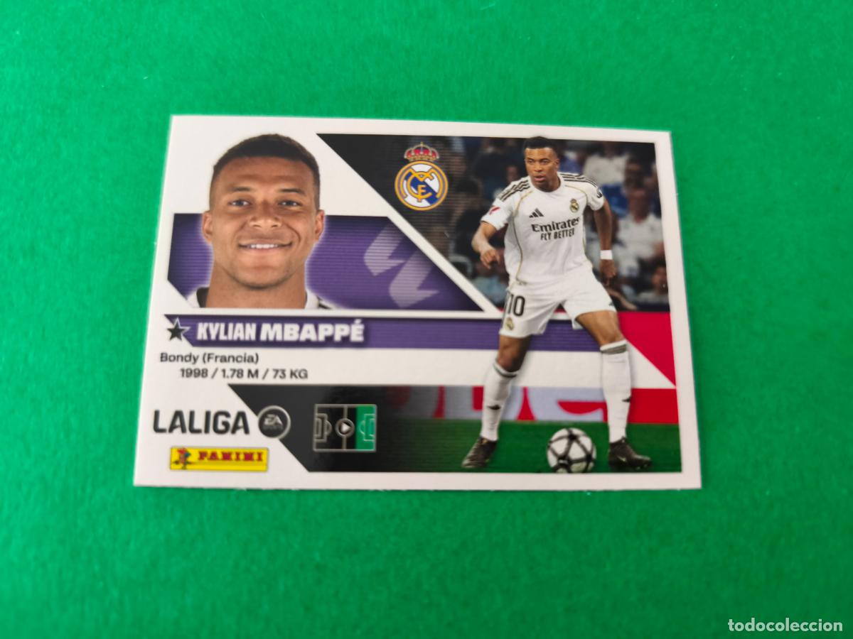 Cromos de f&uacute;tbol: CROMO FUTBOL MBAPP&Eacute; REAL MADRID C.F. SIN PEGAR N&ordm; 20 LIGA ESTE 2026-2027/26-27 PANINI