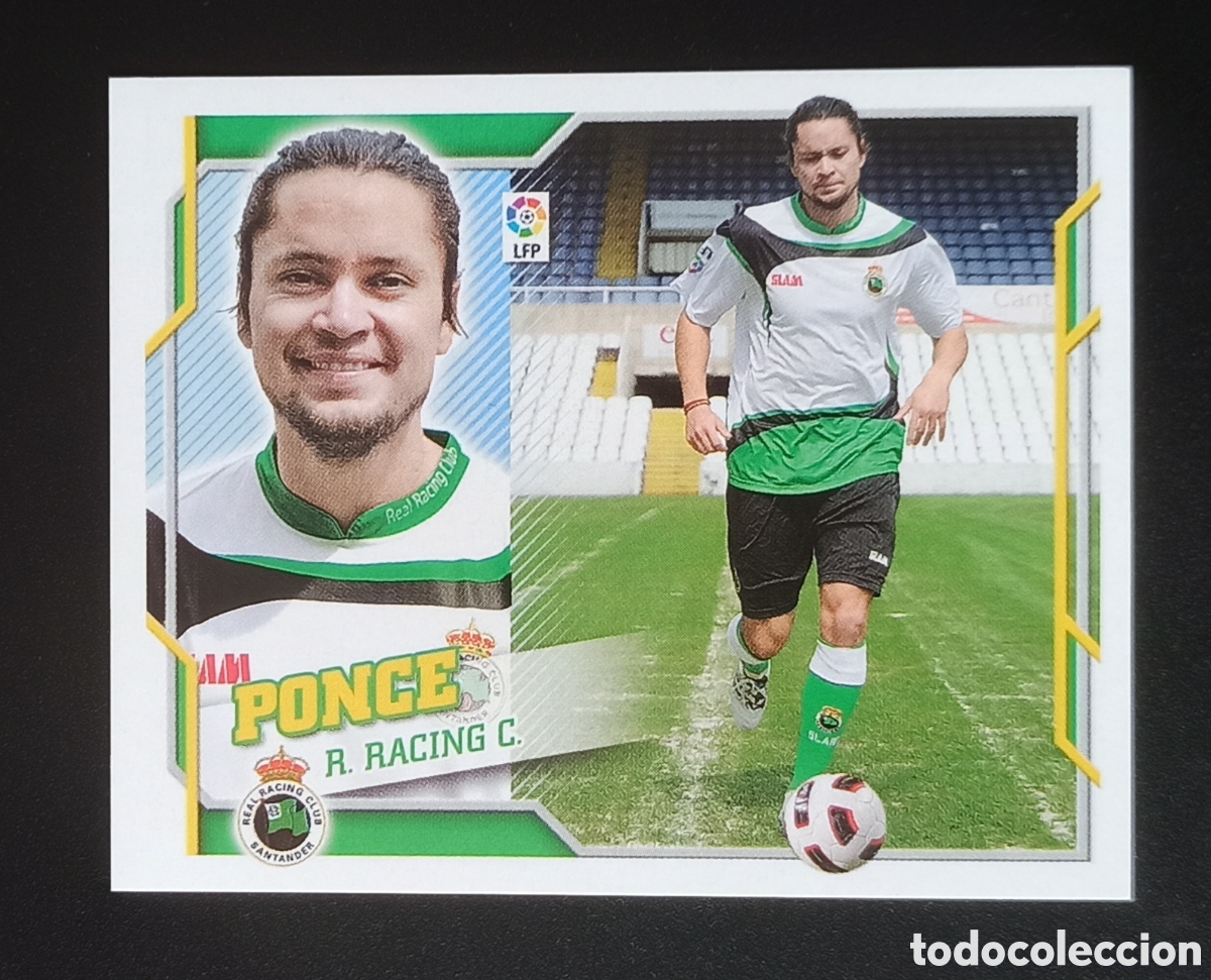 Cromos de f&uacute;tbol: 2010 2011 Liga Panini Este 10 11 Ponce (Racing de Santander). Fichaje 59 . Nuevo