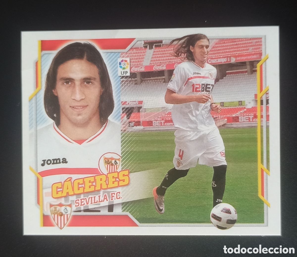 Cromos de f&uacute;tbol: 2010 2011 Liga Panini Este 10 11 C&aacute;ceres (Sevilla). Fichaje 56. Nuevo