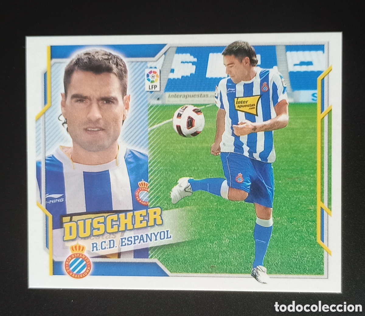 Cromos de f&uacute;tbol: 2010 2011 Liga Panini Este 10 11 Duscher (Espanyol). Fichaje 55. Nuevo