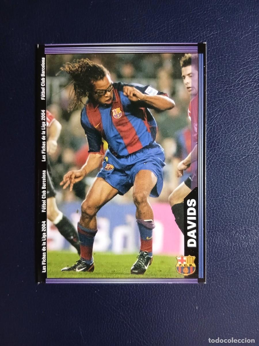 Cromos de f&uacute;tbol: 726 EDGAR DAVIDS LIGA 2004 MUNDICROMO F.C. BARCELONA 03 04
