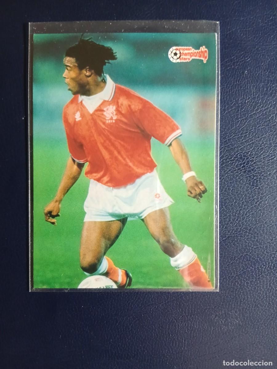 Cromos de f&uacute;tbol: 50 Edgar Davids - Rookie Holanda - European Championship Stars 1996 - Plascot - Euro 96