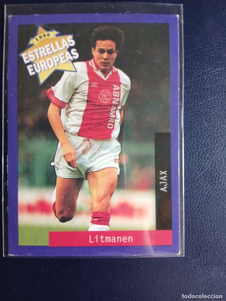 Cromos de f&uacute;tbol: 10 Jari Litmanen - Ajax - Estrellas Europeas 96 - Panini