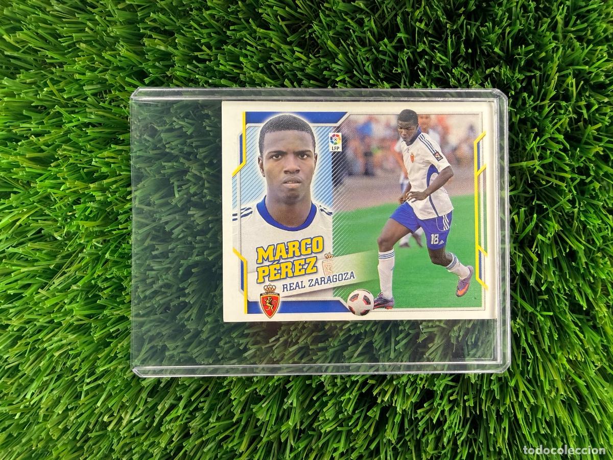 Cromos de f&uacute;tbol: N&ordm; 16BIS Marco P&eacute;rez Coloca Real Zaragoza Liga Este 10 11