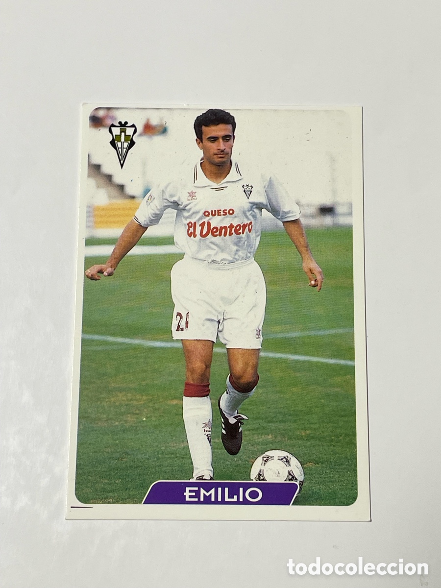 Cromos de f&uacute;tbol: Emilio Albacete Mundicromo 95/96 #301
