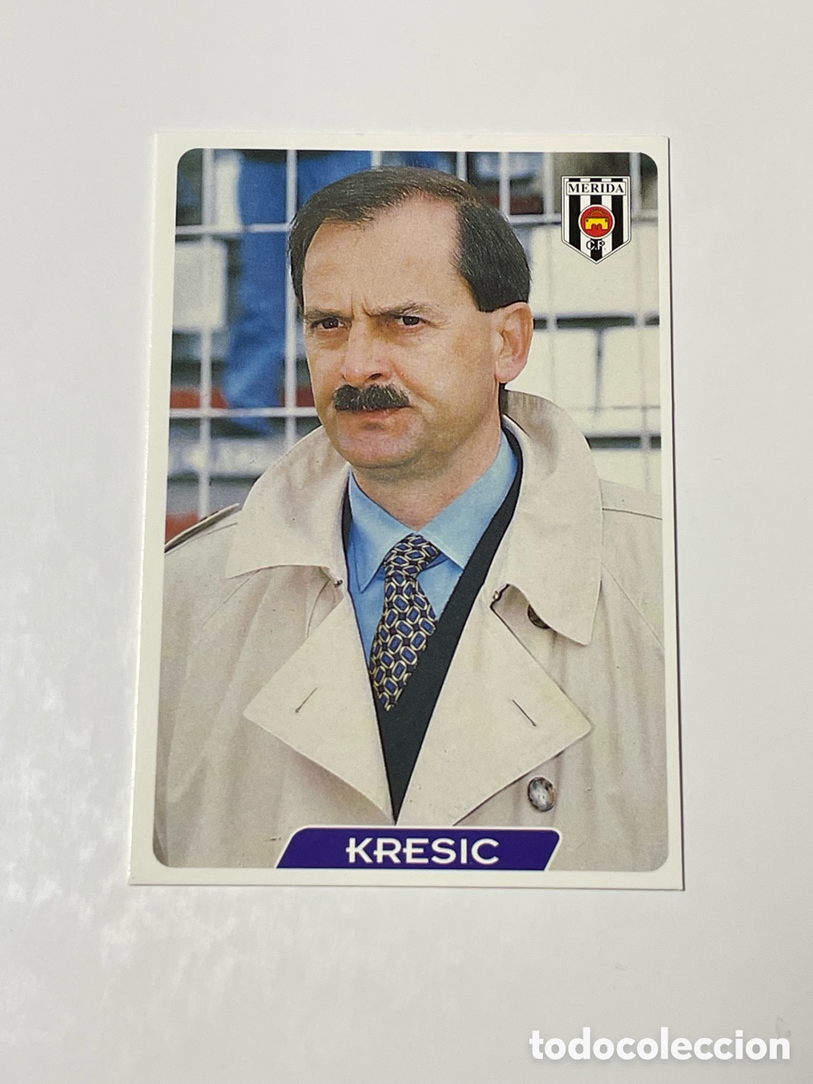 Cromos de f&uacute;tbol: Sergei Kresic M&eacute;rida Mundicromo 95/96 #344