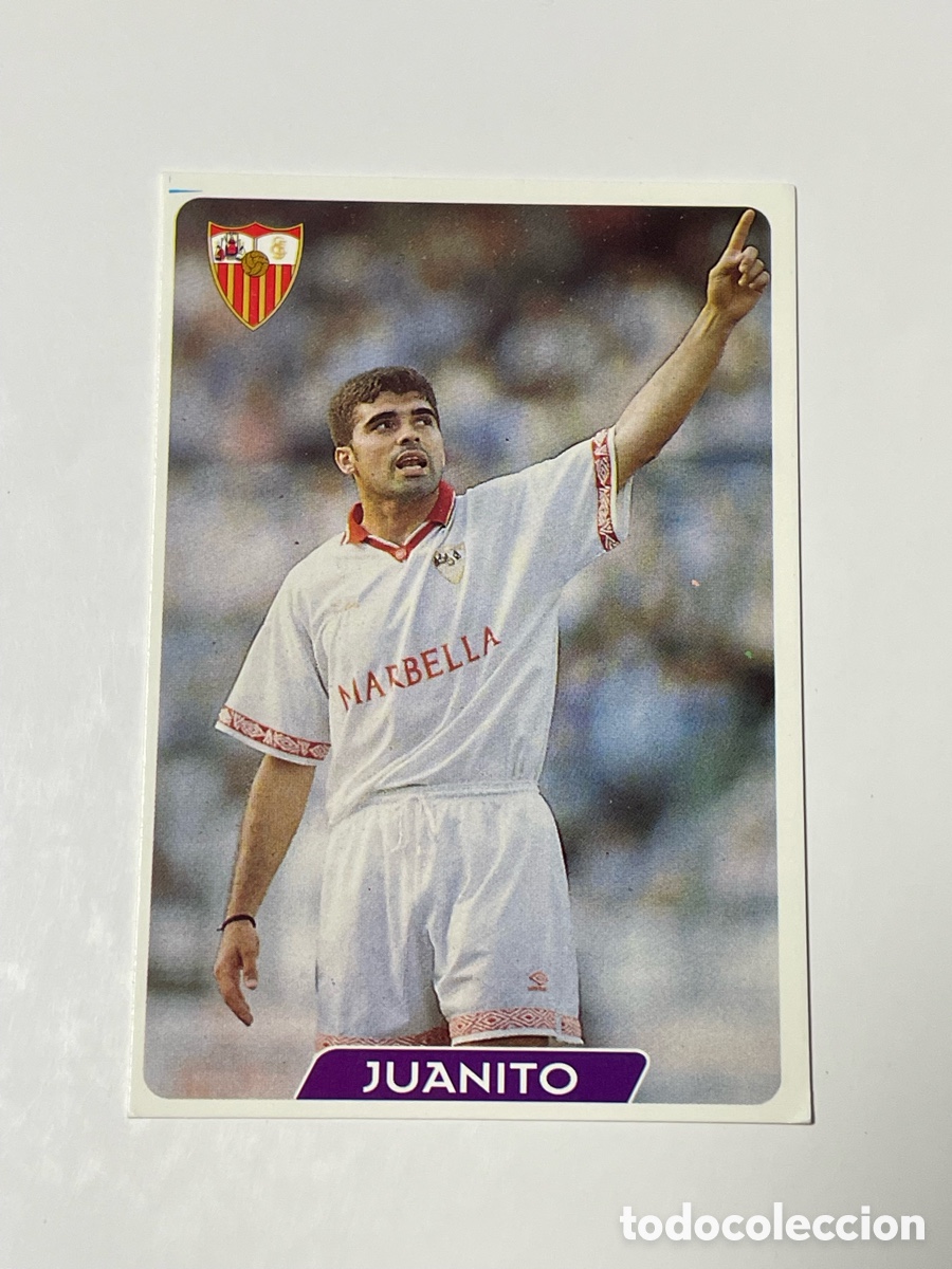 Cromos de f&uacute;tbol: Juanito Sevilla Mundicromo 95/96 #80