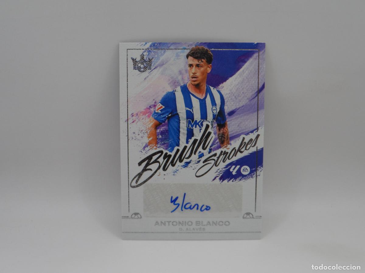 Cromos de f&uacute;tbol: AUTO ANTONIO BLANCO DEPORTIVO ALAVES PANINI PITCH KINGS 2025 2026 25 26 AUTOGRAFO