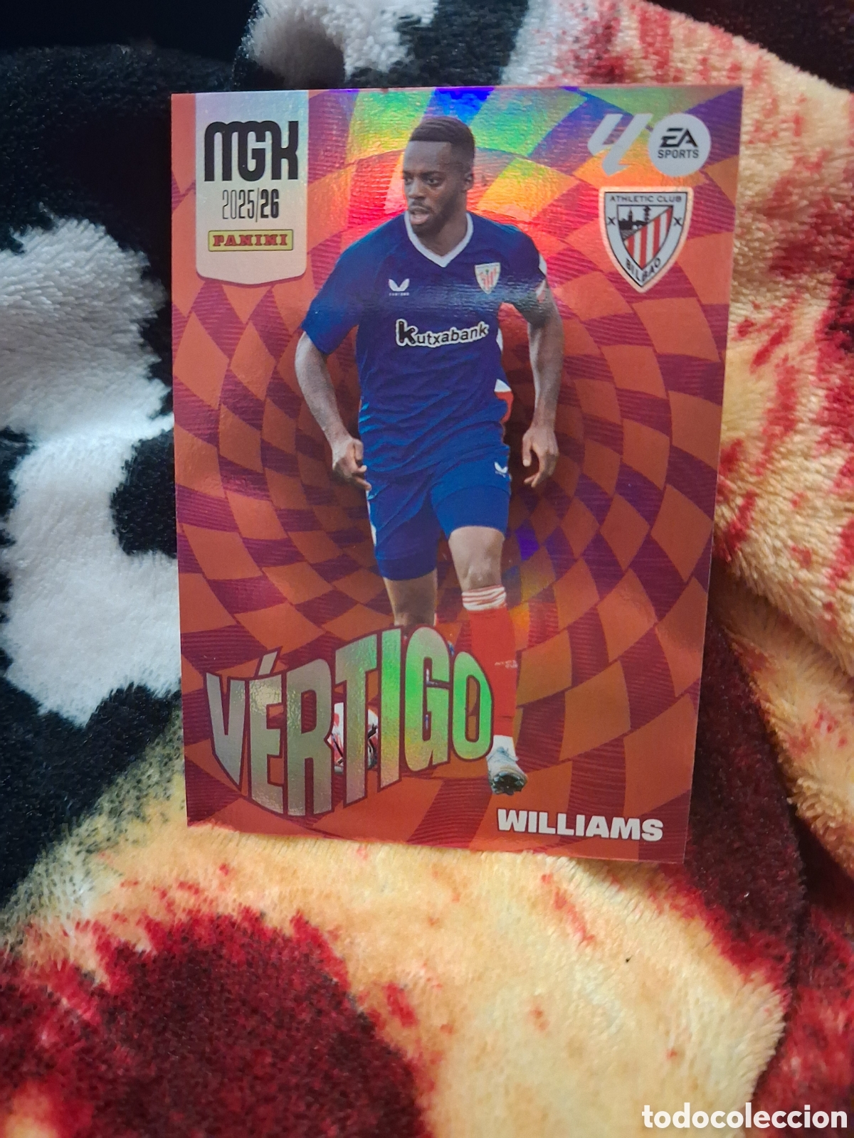 Cromos de f&uacute;tbol: 386 v&eacute;rtigo I&Ntilde;AKI WILLIAMS ATHLETIC DE BILBAO MEGACRACKS 2025 2026 25 26 CROMOS CARDS PANINI TOPPS