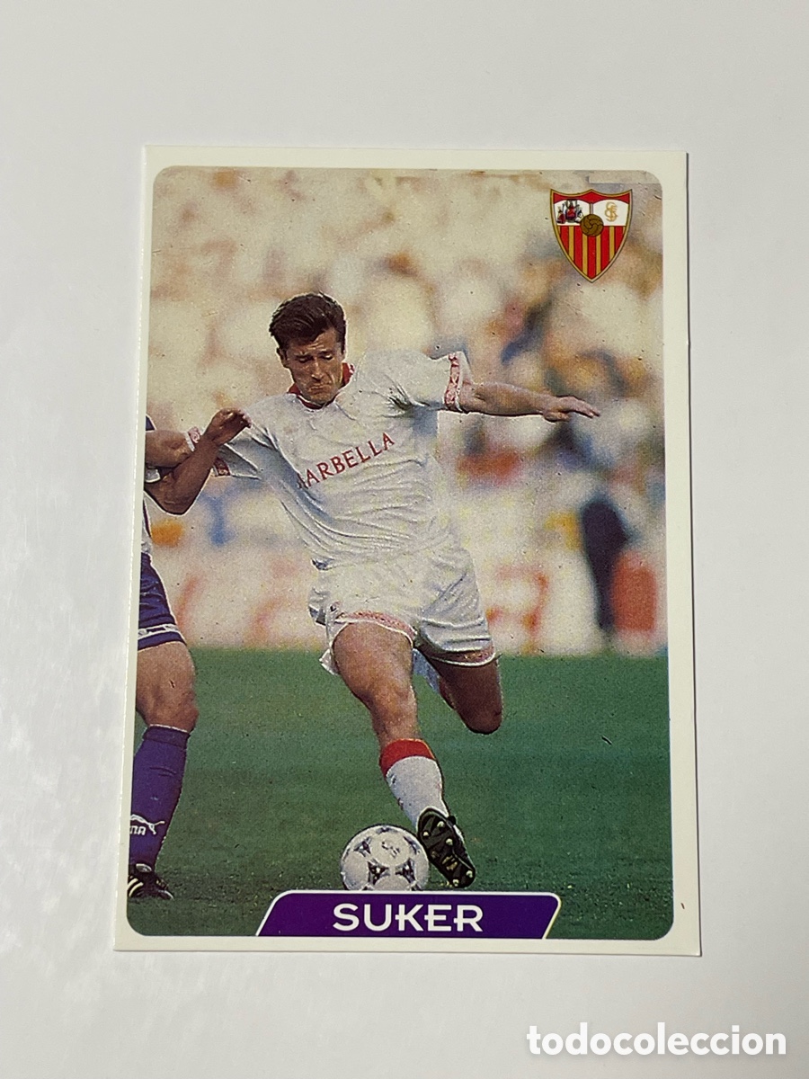 Cromos de f&uacute;tbol: Davor Suker Sevilla Mundicromo 95/96 #90