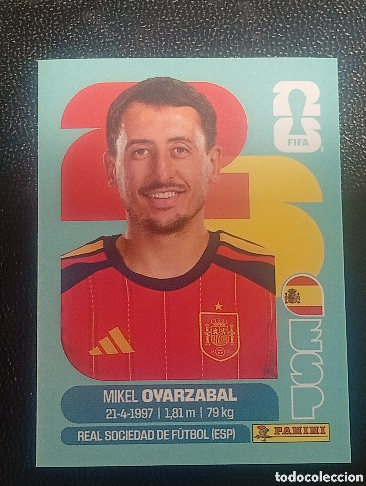 Cromos de f&uacute;tbol: ESP 20 OYARZABAL ESPA&Ntilde;A SPAIN SELECCI&Oacute;N FIFA WORLD CUP 2026 MUNDIAL CROMOS STICKERS PANINI ESP20
