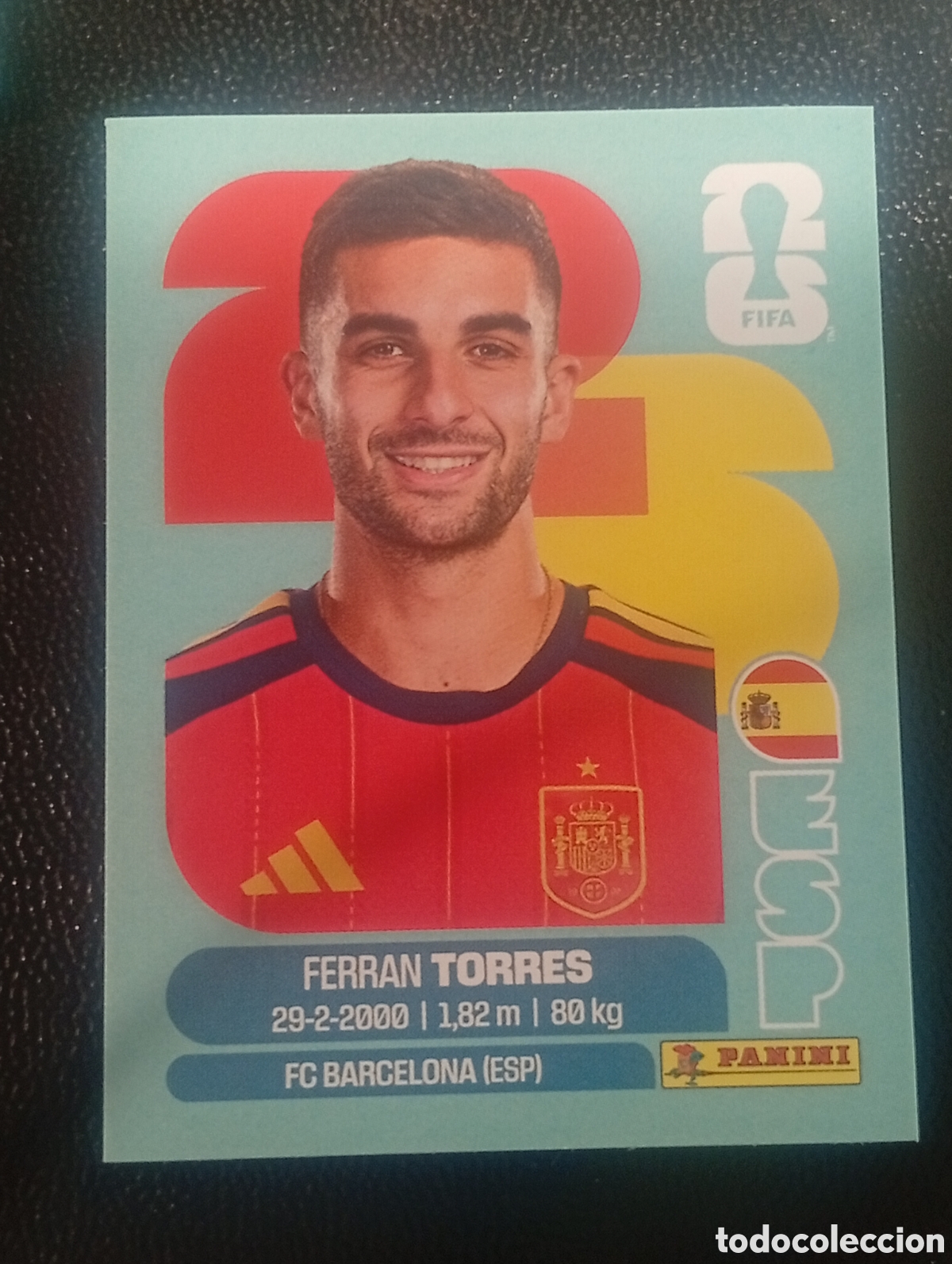 Cromos de f&uacute;tbol: ESP 18 FERRAN TORRES ESPA&Ntilde;A SPAIN SELECCI&Oacute;N FIFA WORLD CUP 2026 MUNDIAL CROMOS STICKERS PANINI ESP18