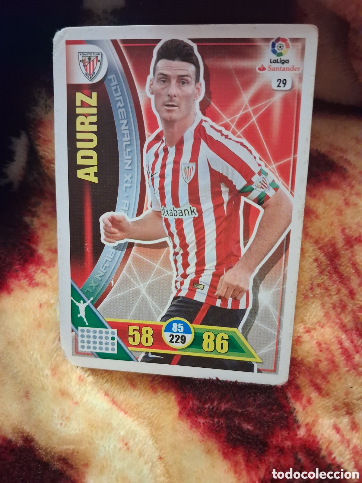 Cromos de f&uacute;tbol: 29 Aritz Aduriz Athletic Club Adrenalyn 2016 2017 16 17 trading card