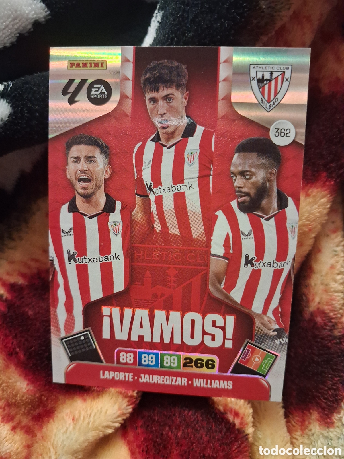 Cromos de f&uacute;tbol: C2226. FICHA N&ordm; 362 ATHLETIC DE BILBAO - ADRENALYN 25 26 - PANINI 2025 - 26 - CROMO - VAMOS