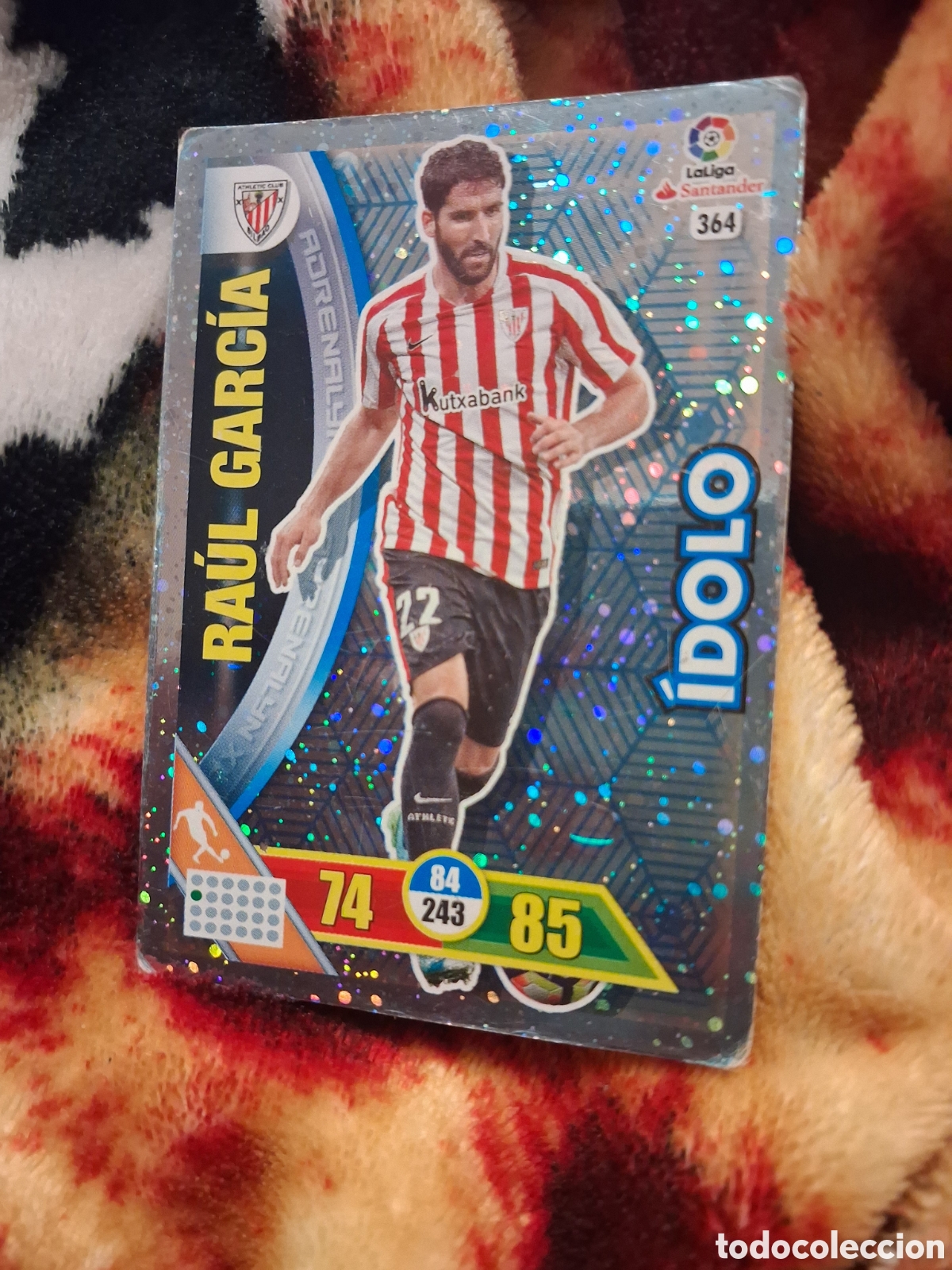 Cromos de f&uacute;tbol: FUTBOL - ADRENALYN - 2016-2017 - 16-17 - ATHLETIC BILBAO - 364 - RAUL GARCIA - IDOLO