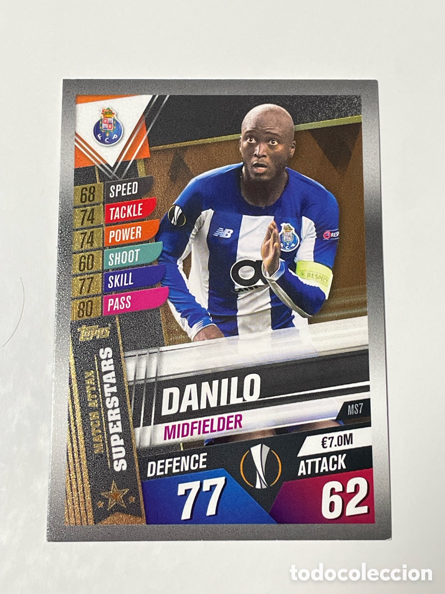 Cromos de f&uacute;tbol: Danilo Oporto Topps Match Attax 2019/20 #MS7