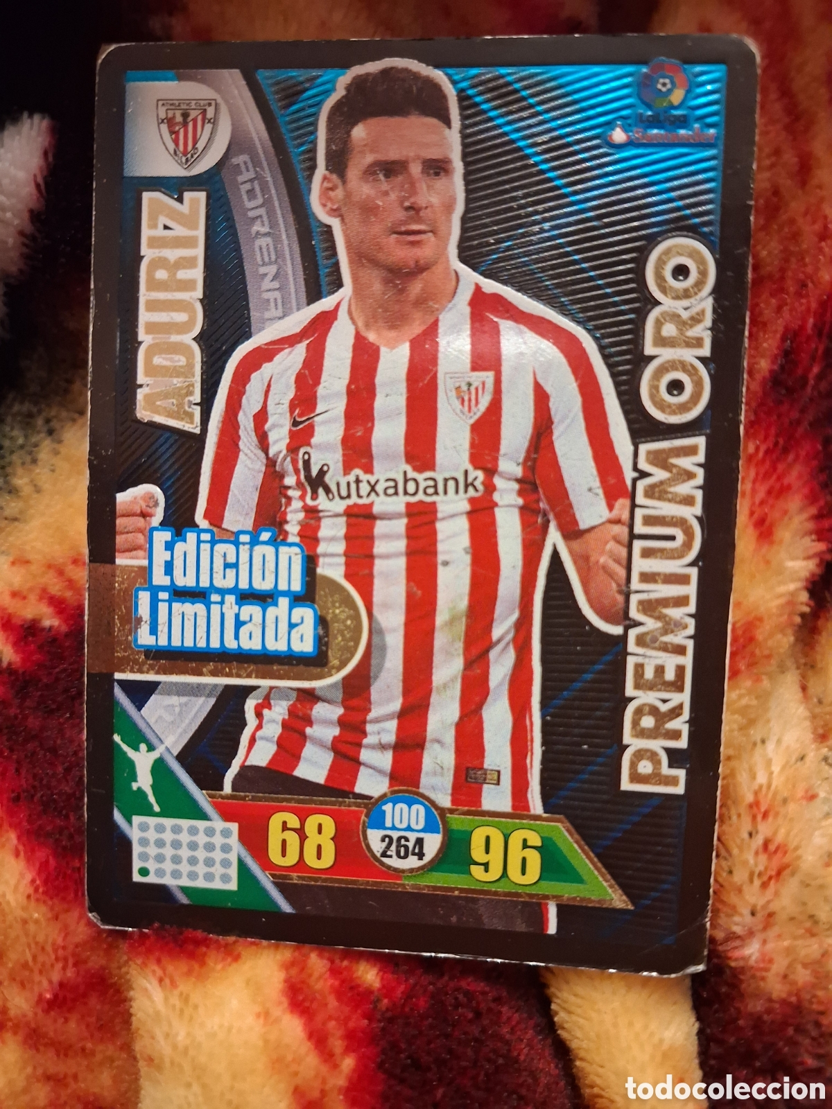 Cromos de f&uacute;tbol: Aduriz Edici&oacute;n Limitada Athletic Club Adrenalyn XL 16 17