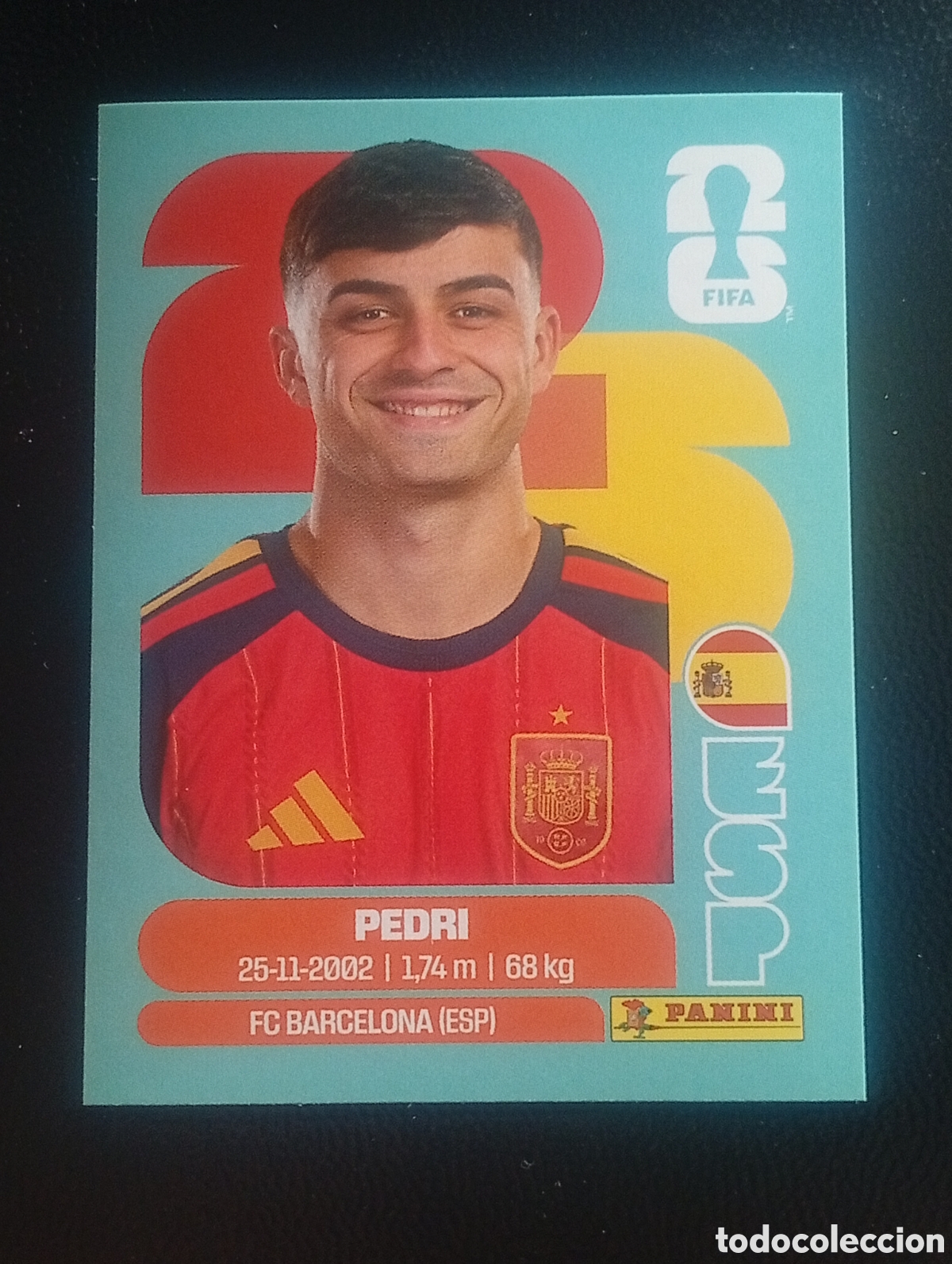 Cromos de f&uacute;tbol: ESP 11 PEDRI ESPA&Ntilde;A SPAIN SELECCI&Oacute;N FIFA WORLD CUP 2026 MUNDIAL CROMO STICKER PANINI ESP11 BARCELONA
