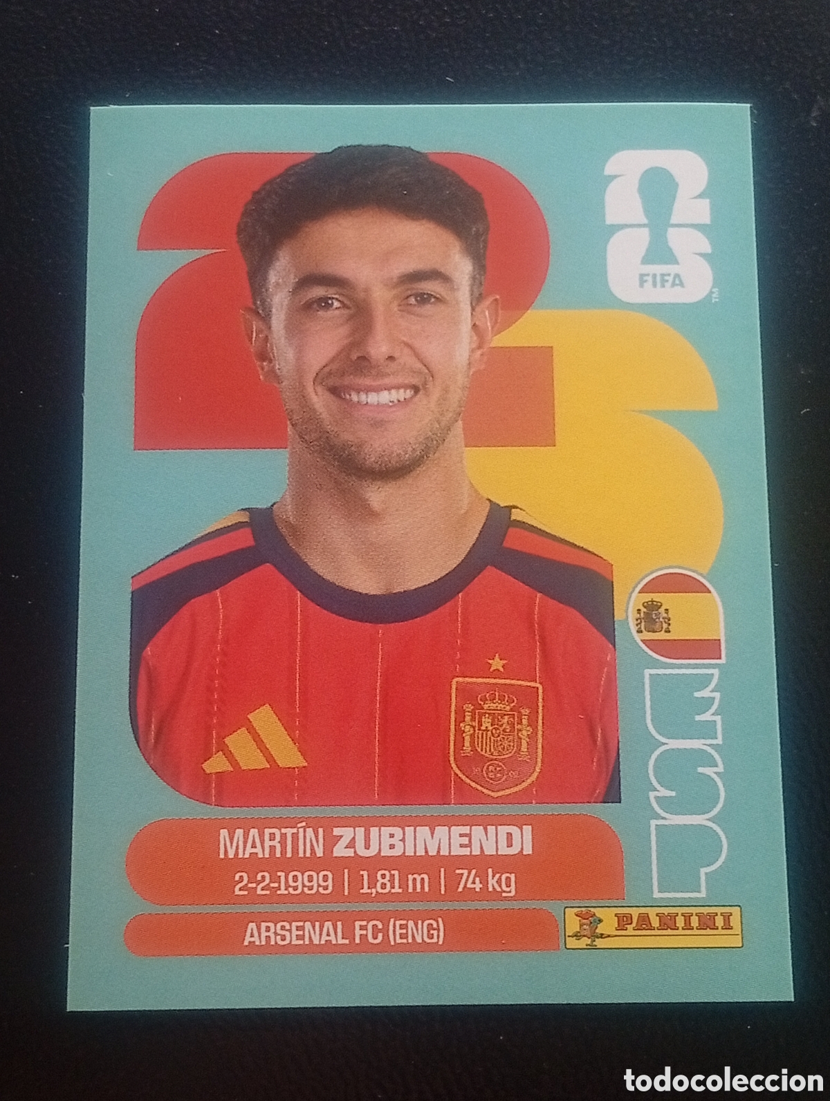 Cromos de f&uacute;tbol: ESP 9 ZUBIMENDI ESPA&Ntilde;A SPAIN SELECCI&Oacute;N FIFA WORLD CUP 2026 MUNDIAL CROMO STICKER PANINI ESP9