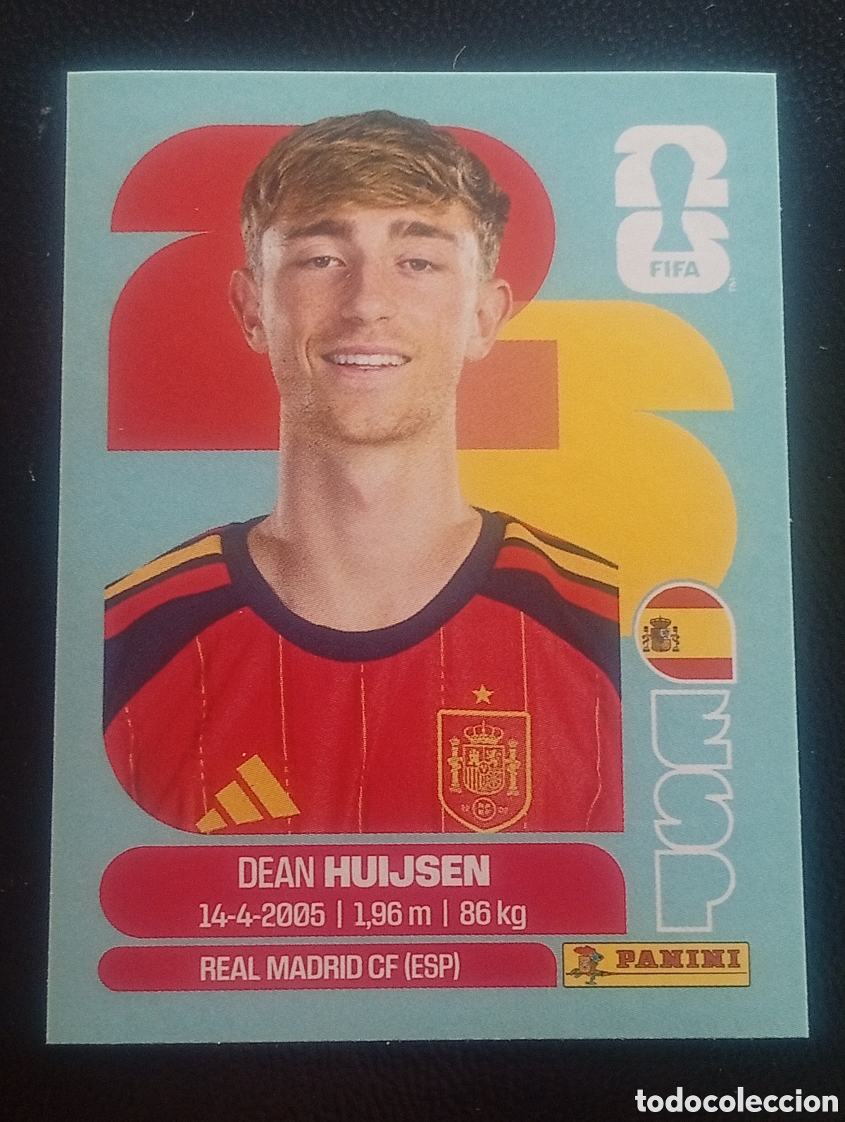 Cromos de f&uacute;tbol: ESP 5 HUIJSEN ESPA&Ntilde;A SPAIN SELECCI&Oacute;N FIFA WORLD CUP 2026 MUNDIAL CROMO STICKER PANINI ESP5