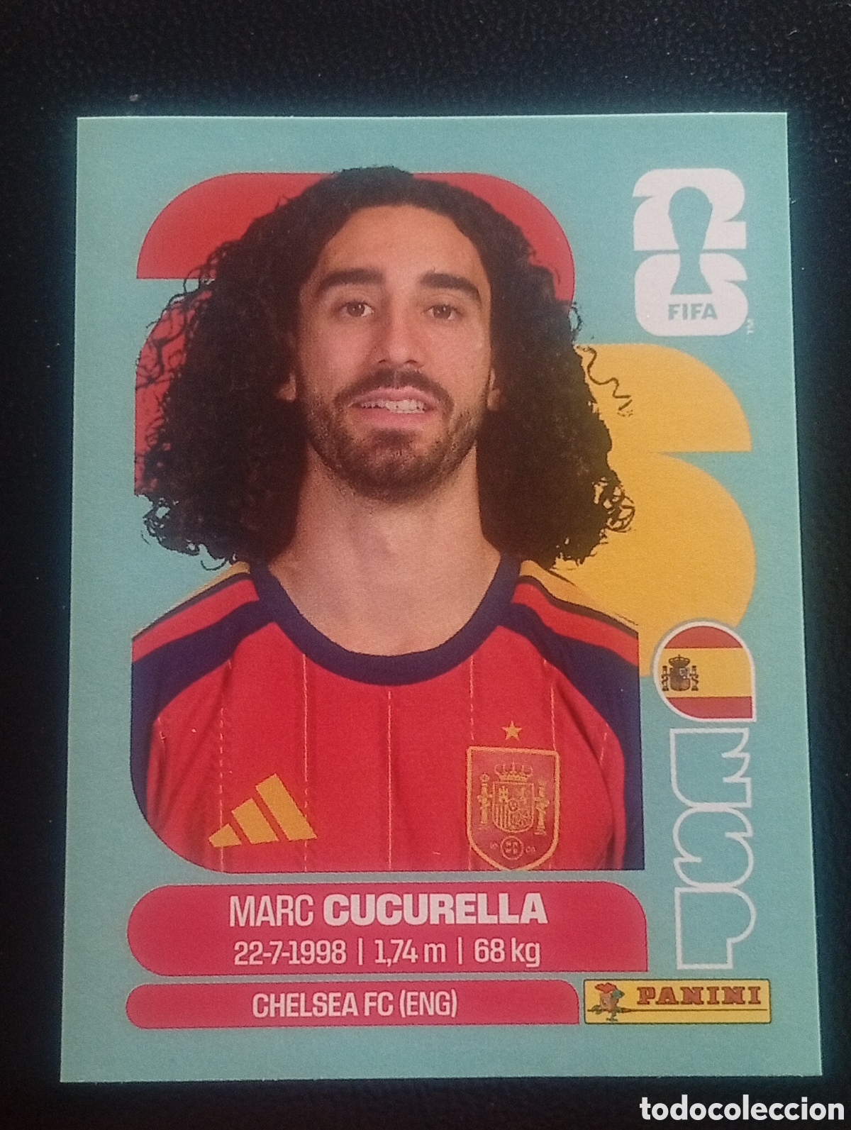 Cromos de f&uacute;tbol: ESP 8 CUCURELLA ESPA&Ntilde;A SPAIN SELECCI&Oacute;N FIFA WORLD CUP 2026 MUNDIAL CROMO STICKER PANINI ESP8