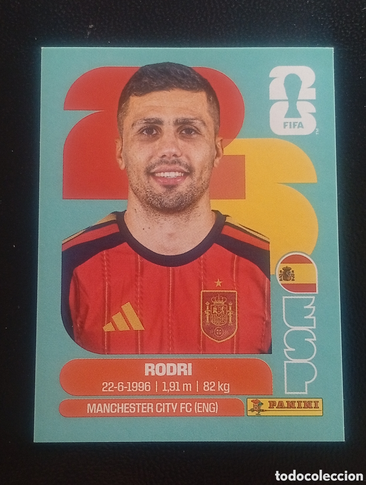 Cromos de f&uacute;tbol: ESP 10 RODRI ESPA&Ntilde;A SPAIN SELECCI&Oacute;N FIFA WORLD CUP 2026 MUNDIAL CROMO STICKER PANINI ESP10