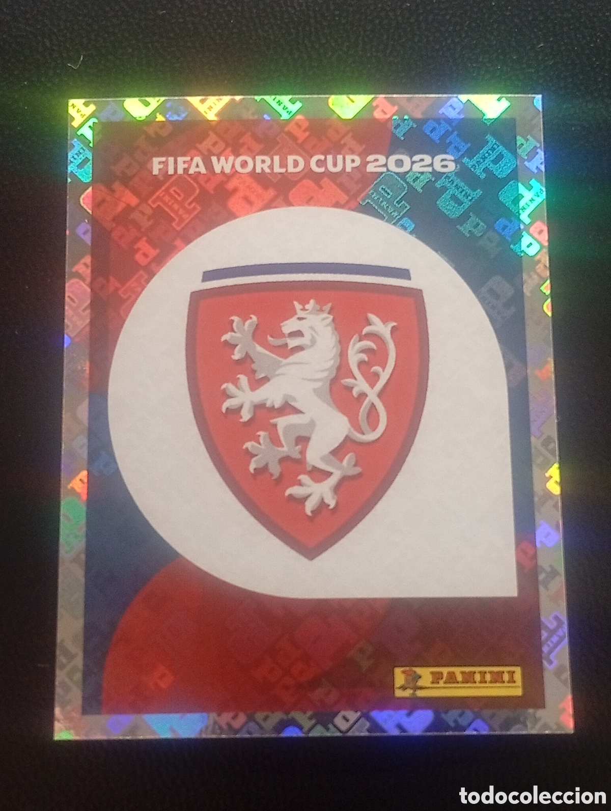 Cromos de f&uacute;tbol: CZE 1 escudo CHEQUIA FUTBOL FIFA WORLD CUP 2026 MUNDIAL CROMO STICKER PANINI CZE1