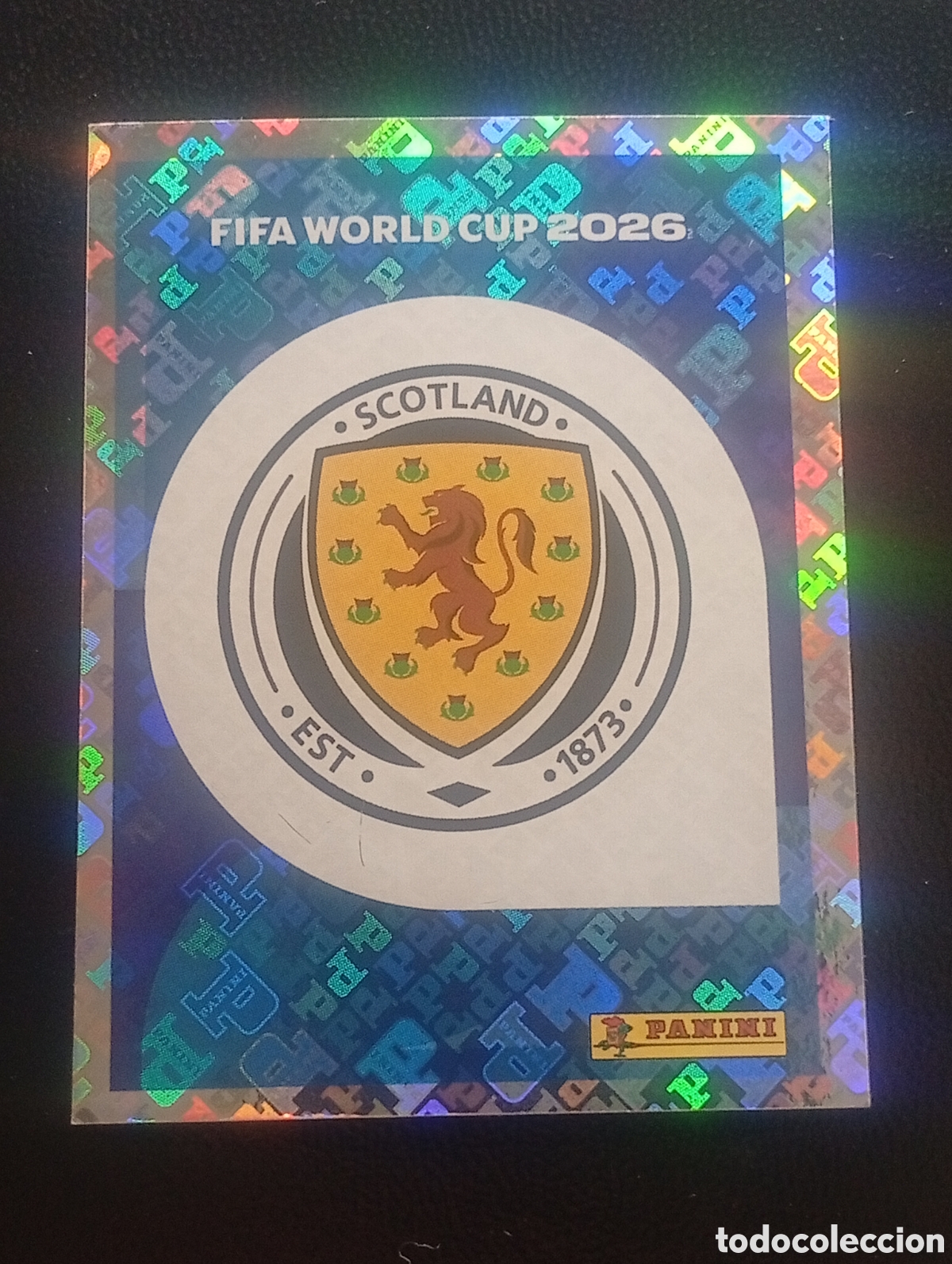 Cromos de f&uacute;tbol: SCO 1 escudo SCOTLAND ESCOCIA MUNDIAL F&Uacute;TBOL 2026 FIFA WORLD CUP PANINI CROMO STICKER SCO1