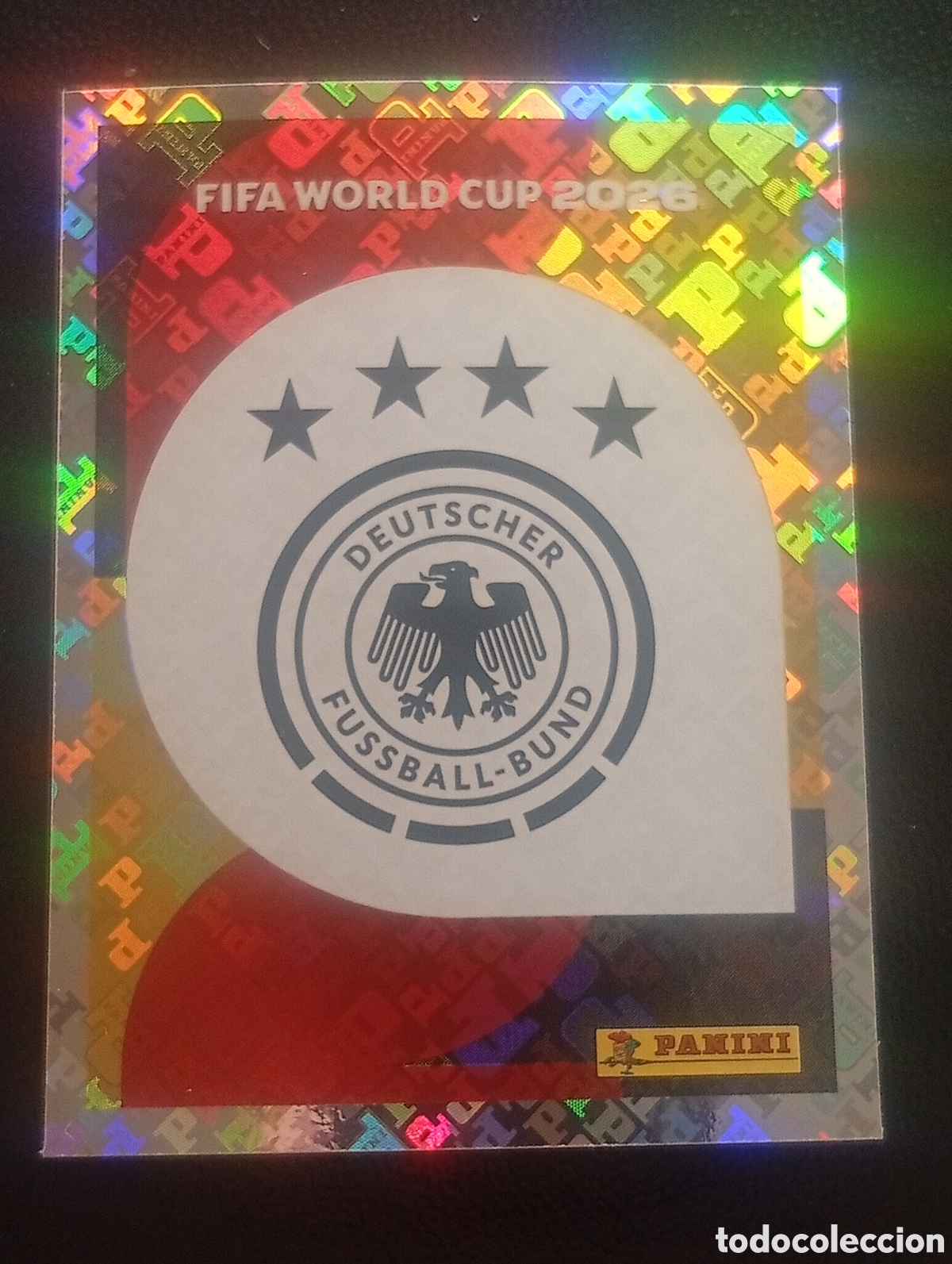 Cromos de f&uacute;tbol: GER 1 escudo GERMANY MUNDIAL F&Uacute;TBOL 2026 FIFA WORLD CUP PANINI CROMO STICKER GER1