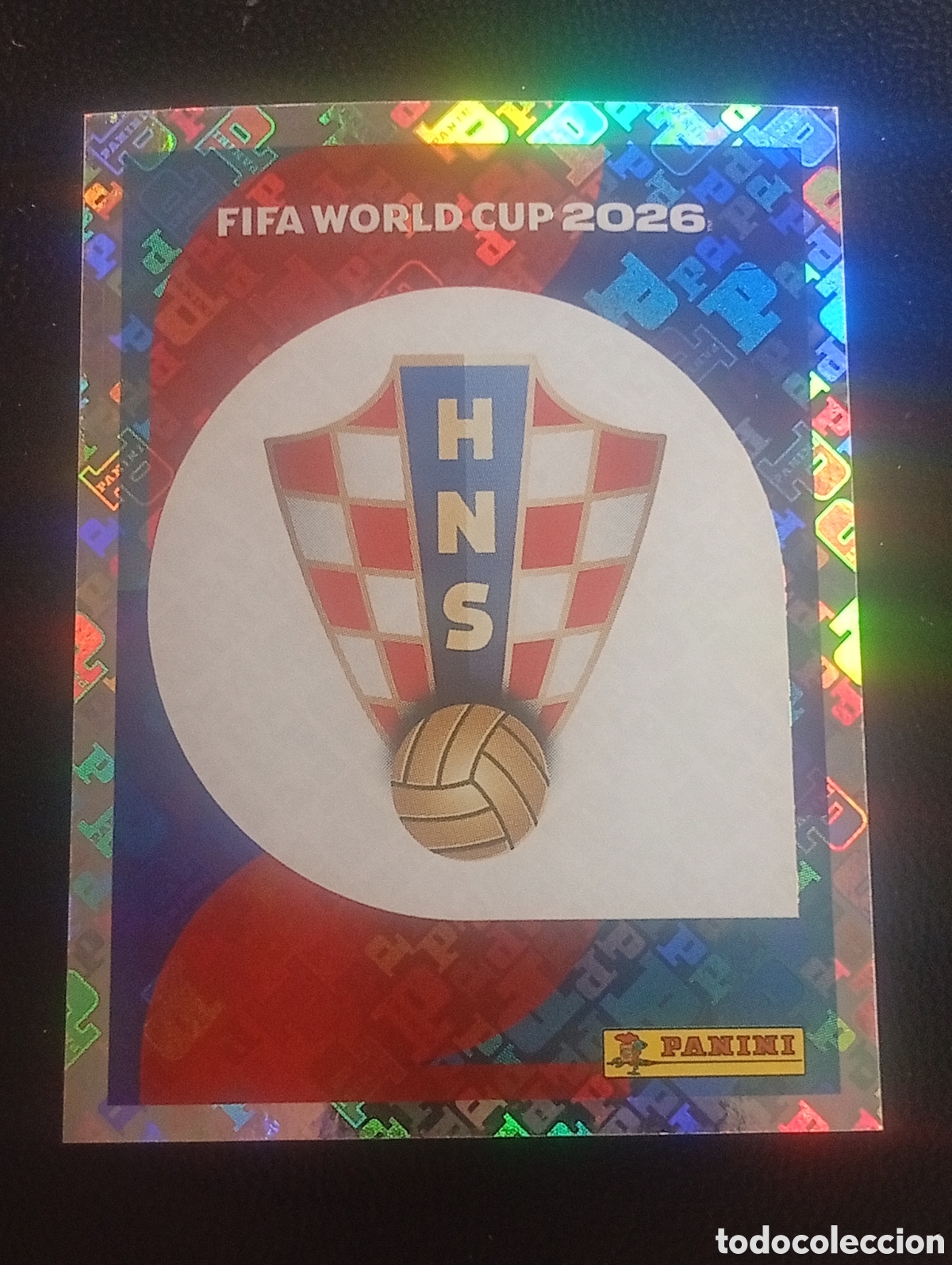 Cromos de f&uacute;tbol: CRO 1 escudo CROACIA MUNDIAL F&Uacute;TBOL 2026 FIFA WORLD CUP PANINI CROMO STICKER CRO1