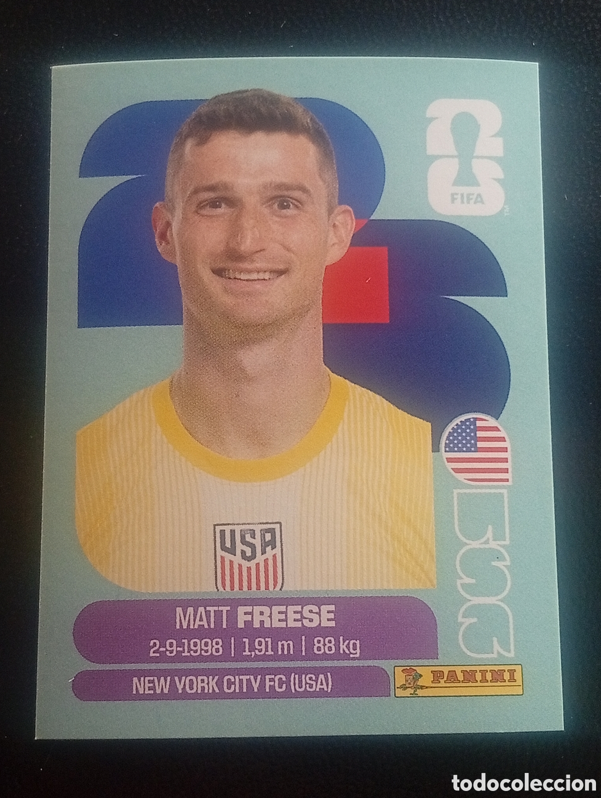 Cromos de f&uacute;tbol: USA 2 FREESE ESTADOS UNIDOS EEUU MUNDIAL F&Uacute;TBOL 2026 FIFA WORLD CUP PANINI CROMO STICKER USA2