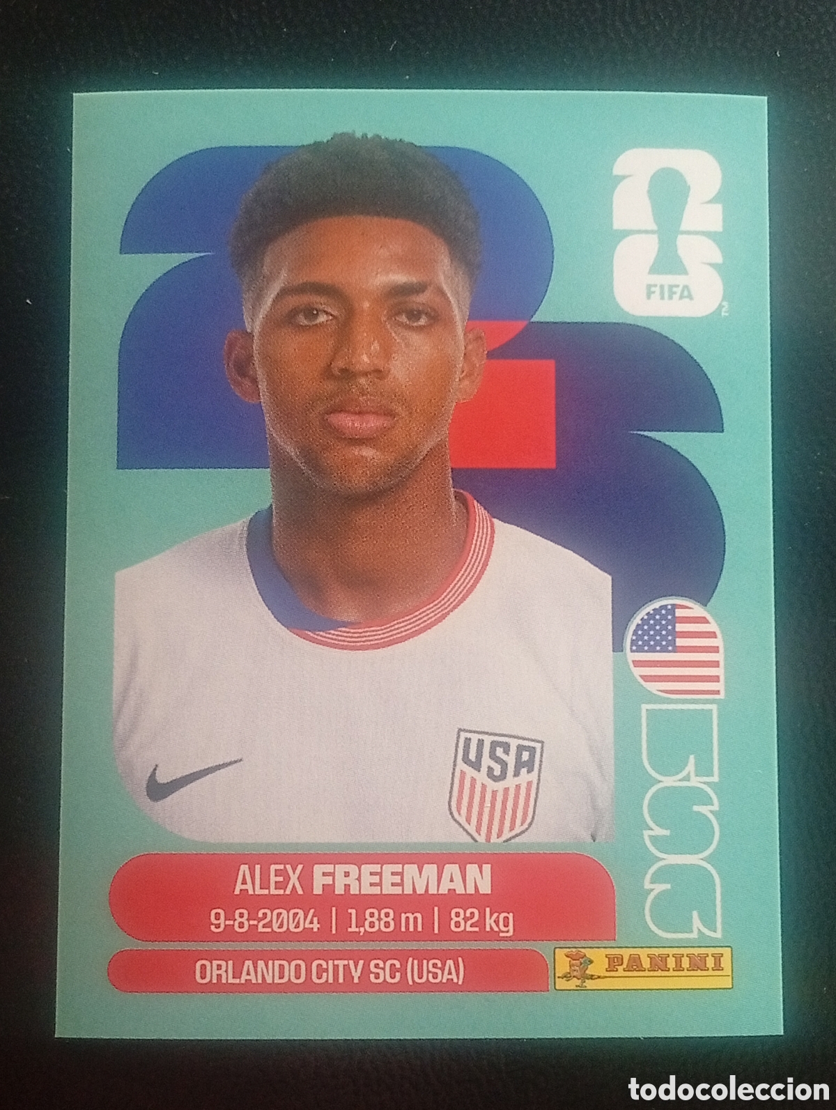 Cromos de f&uacute;tbol: USA 6 FREEMAN ESTADOS UNIDOS EEUU MUNDIAL F&Uacute;TBOL 2026 FIFA WORLD CUP PANINI CROMO STICKER USA6