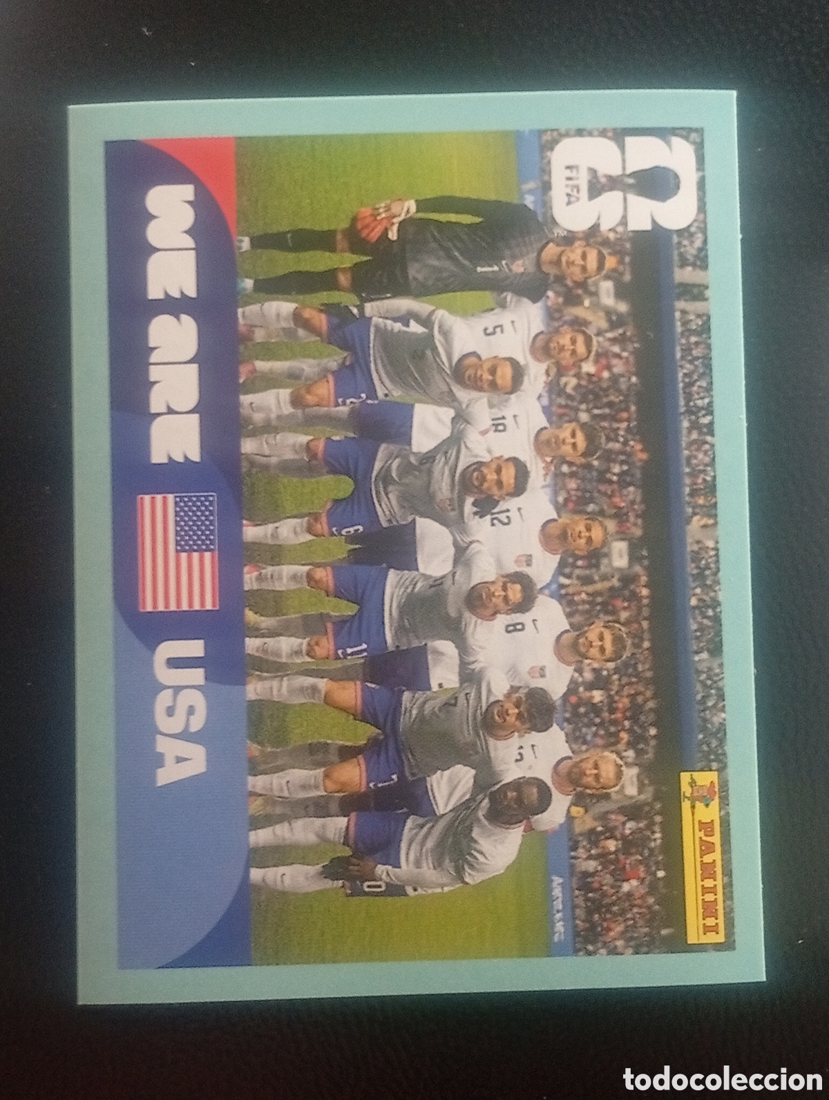 Cromos de f&uacute;tbol: USA 13 equipo ESTADOS UNIDOS EEUU MUNDIAL F&Uacute;TBOL 2026 FIFA WORLD CUP PANINI CROMO STICKER USA13