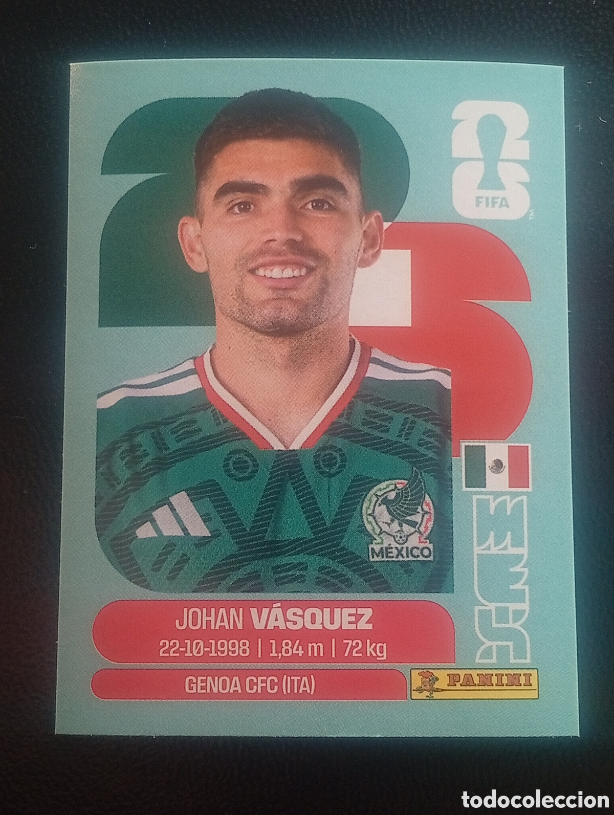 Cromos de f&uacute;tbol: MEX 3 VASQUES MEXICO MEJICO MUNDIAL F&Uacute;TBOL 2026 FIFA WORLD CUP PANINI CROMO STICKER MEX3