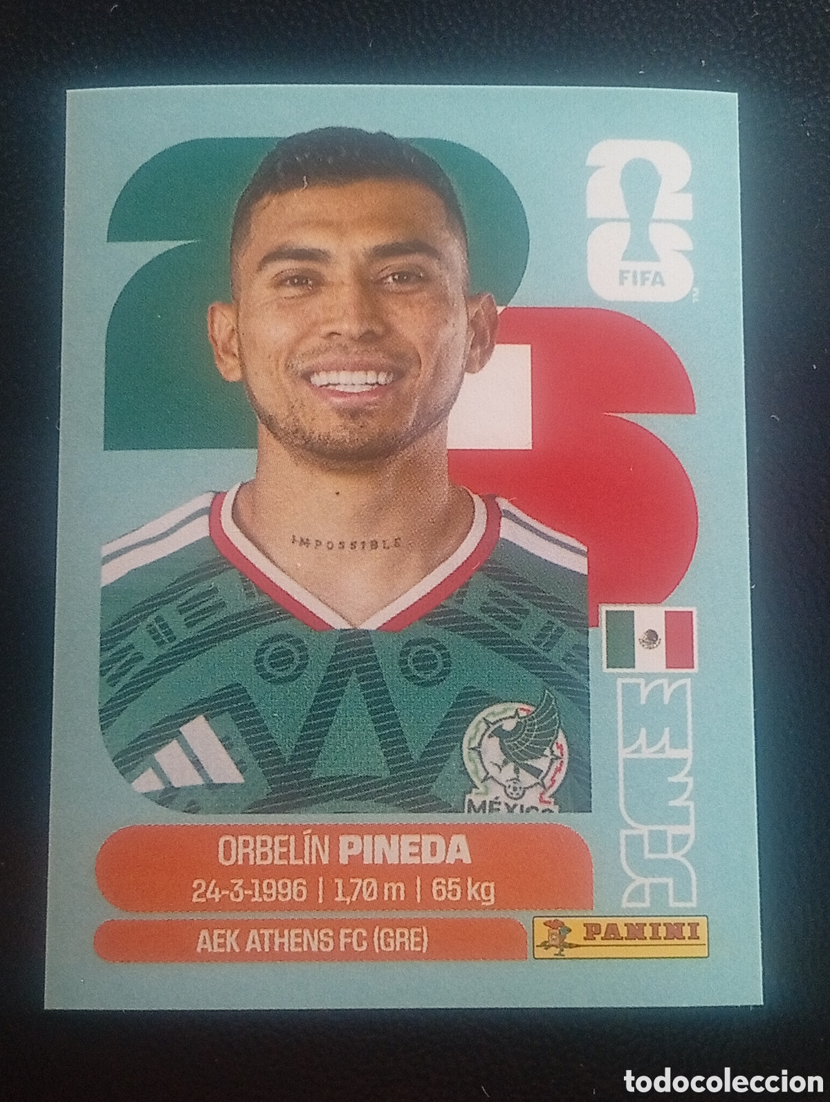 Cromos de f&uacute;tbol: MEX 11 PINEDA MEXICO MEJICO MUNDIAL F&Uacute;TBOL 2026 FIFA WORLD CUP PANINI CROMO STICKER MEX11