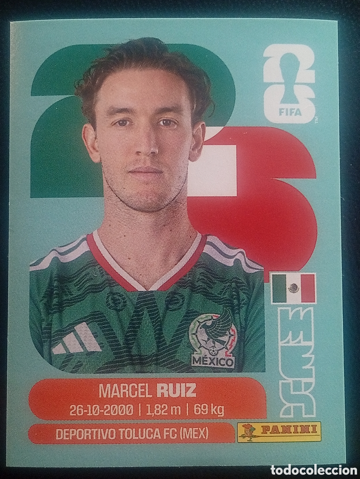 Cromos de f&uacute;tbol: MEX 12 RUIZ MEXICO MEJICO MUNDIAL F&Uacute;TBOL 2026 FIFA WORLD CUP PANINI CROMO STICKER MEX12