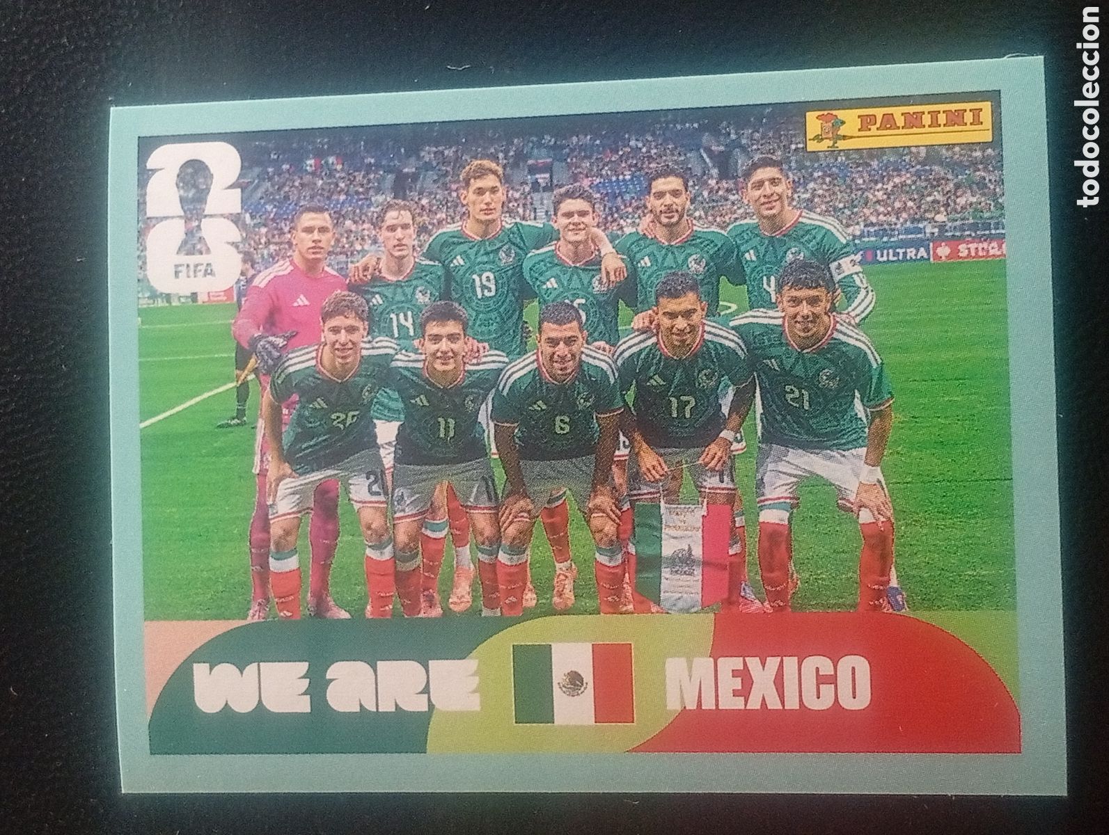 Cromos de f&uacute;tbol: MEX 13 equipo MEXICO MEJICO MUNDIAL F&Uacute;TBOL 2026 FIFA WORLD CUP PANINI CROMO STICKER MEX13