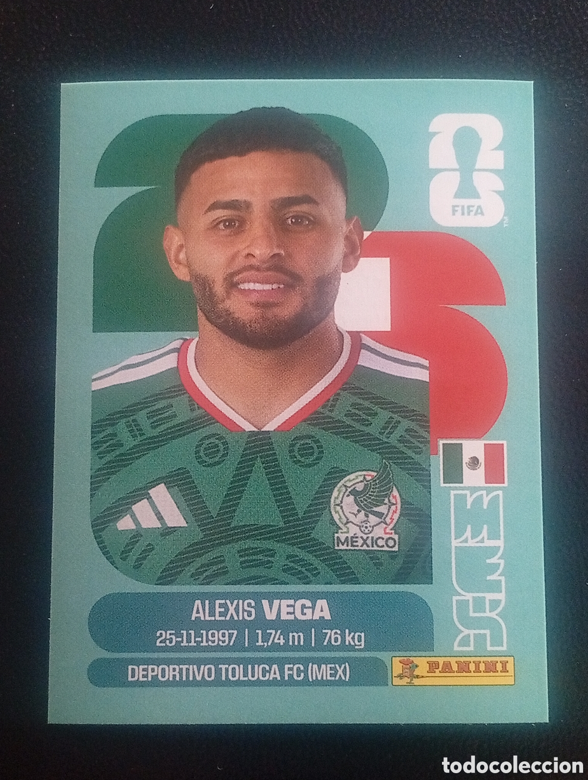 Cromos de f&uacute;tbol: MEX 18 VEGA MEXICO MEJICO MUNDIAL F&Uacute;TBOL 2026 FIFA WORLD CUP PANINI CROMO STICKER MEX18