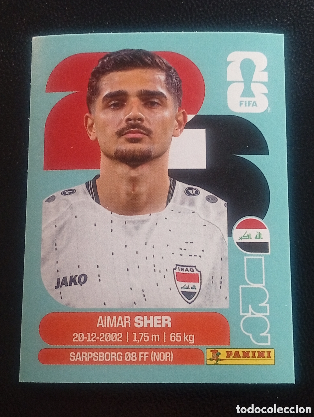 Cromos de f&uacute;tbol: IRQ 15 SHER IRAQ MUNDIAL F&Uacute;TBOL 2026 FIFA WORLD CUP PANINI CROMO STICKER IRQ15