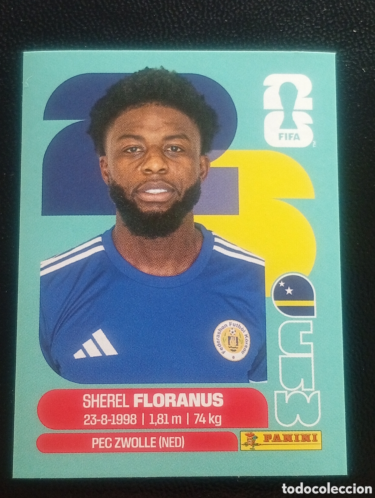 Cromos de f&uacute;tbol: CUW 4 FLORANUS CURA&Ccedil;AO MUNDIAL F&Uacute;TBOL 2026 FIFA WORLD CUP PANINI CROMO STICKER CUW4