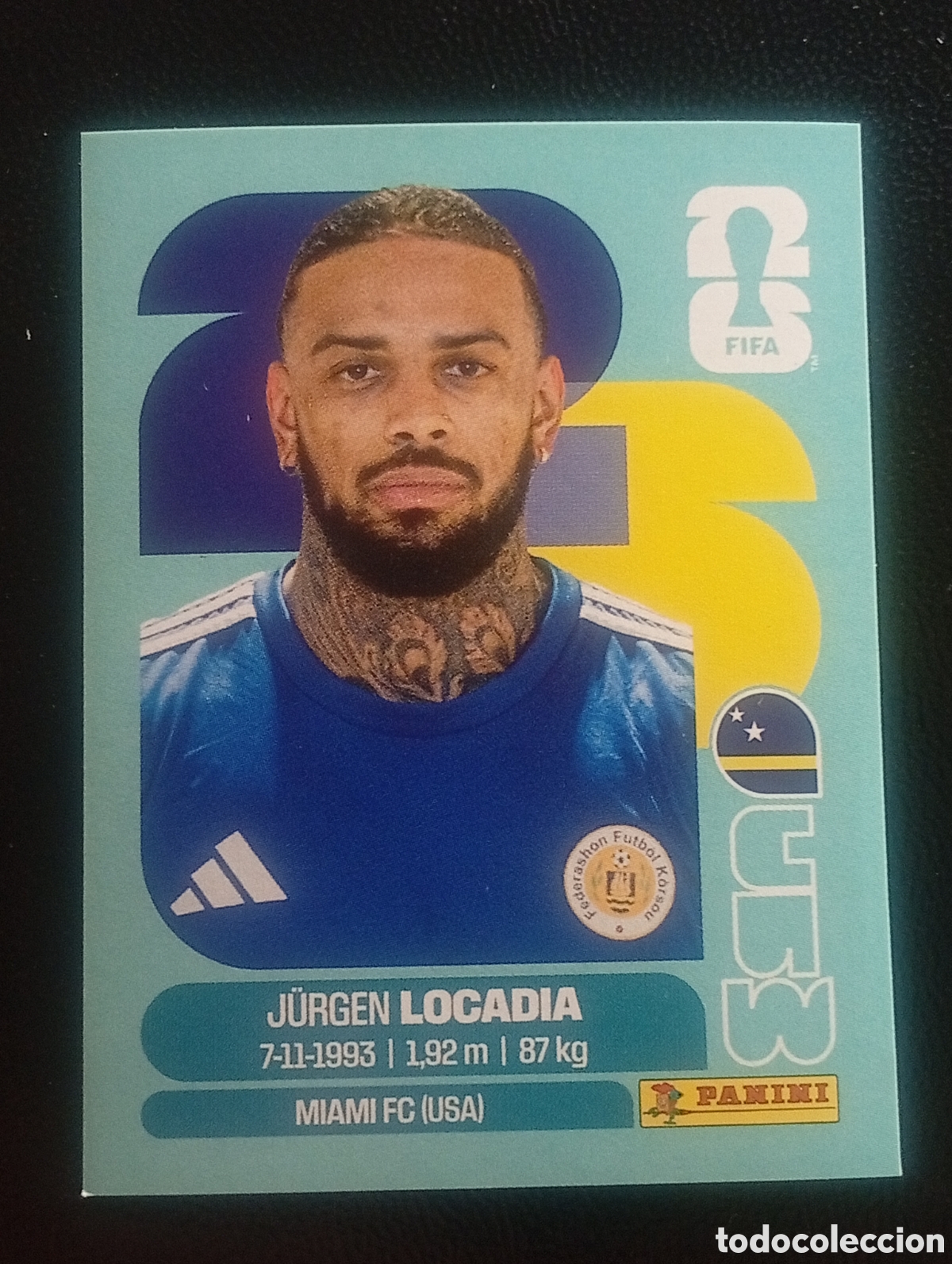 Cromos de f&uacute;tbol: CUW 17 LOCADIA CURA&Ccedil;AO MUNDIAL F&Uacute;TBOL 2026 FIFA WORLD CUP PANINI CROMO STICKER CUW17