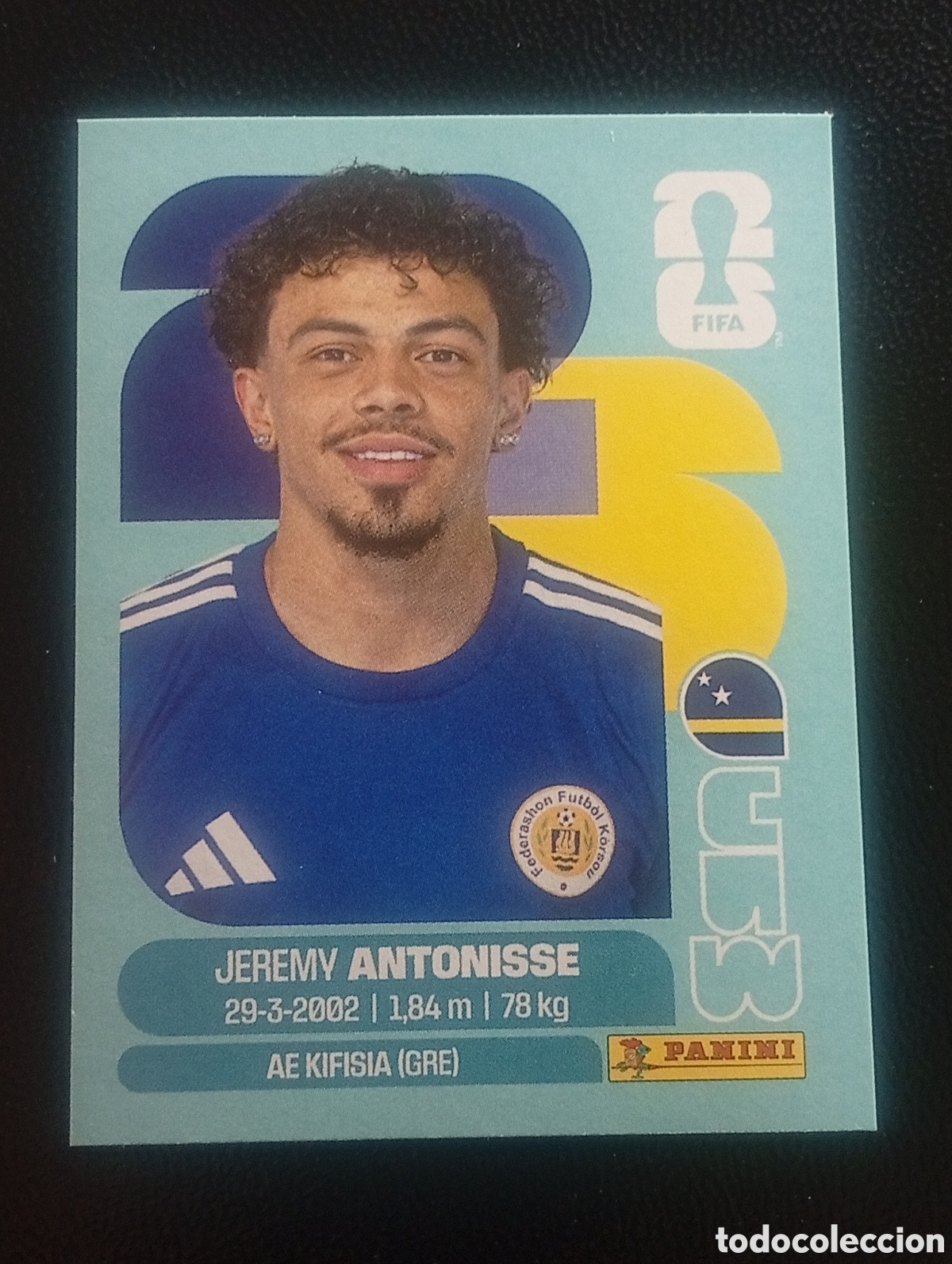 Cromos de f&uacute;tbol: CUW 18 ANTONISSE CURA&Ccedil;AO MUNDIAL F&Uacute;TBOL 2026 FIFA WORLD CUP PANINI CROMO STICKER CUW18