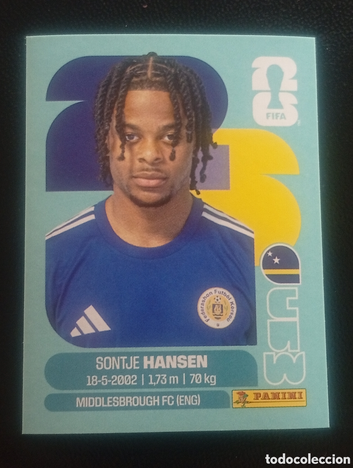 Cromos de f&uacute;tbol: CUW 20 HANSEN CURA&Ccedil;AO MUNDIAL F&Uacute;TBOL 2026 FIFA WORLD CUP PANINI CROMO STICKER CUW20