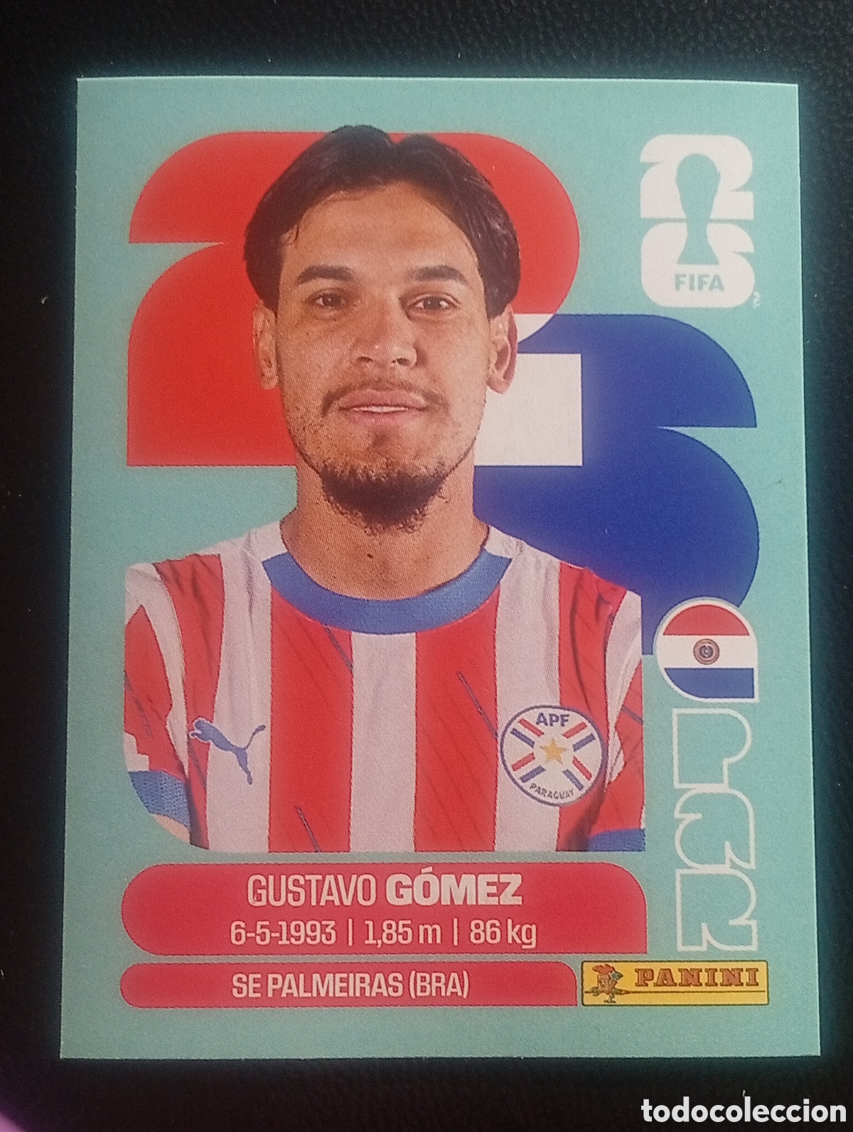 Cromos de f&uacute;tbol: PAR 4 G&Oacute;MEZ PARAGUAY MUNDIAL F&Uacute;TBOL 2026 FIFA WORLD CUP PANINI CROMO STICKER PAR4