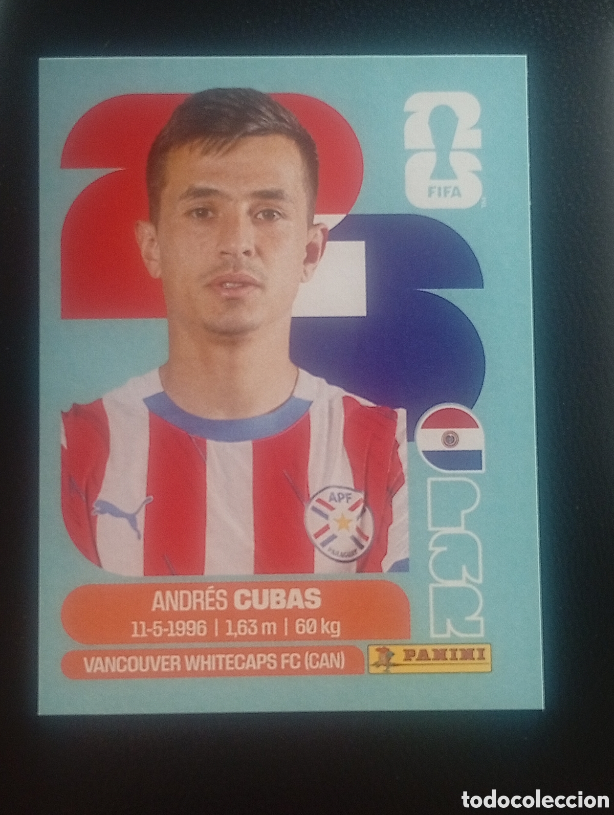 Cromos de f&uacute;tbol: PAR 12 CUBAS PARAGUAY MUNDIAL F&Uacute;TBOL 2026 FIFA WORLD CUP PANINI CROMO STICKER PAR12