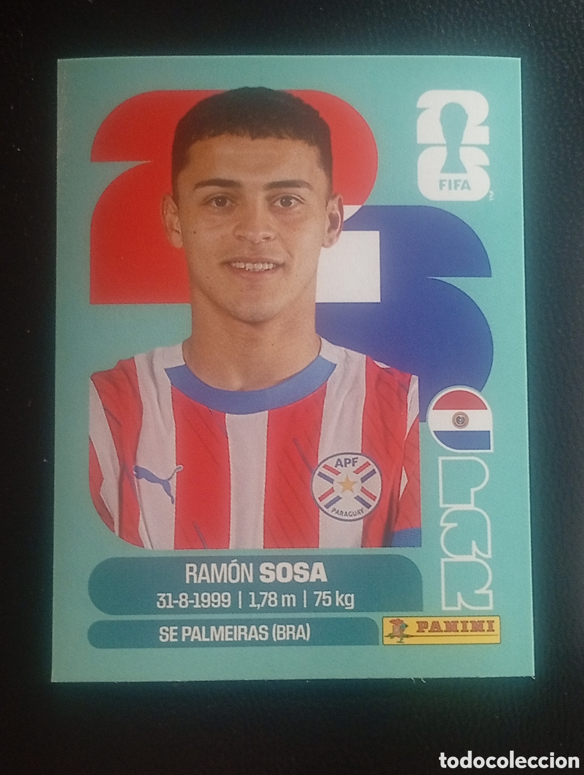 Cromos de f&uacute;tbol: PAR 18 SOSA PARAGUAY MUNDIAL F&Uacute;TBOL 2026 FIFA WORLD CUP PANINI CROMO STICKER PAR18