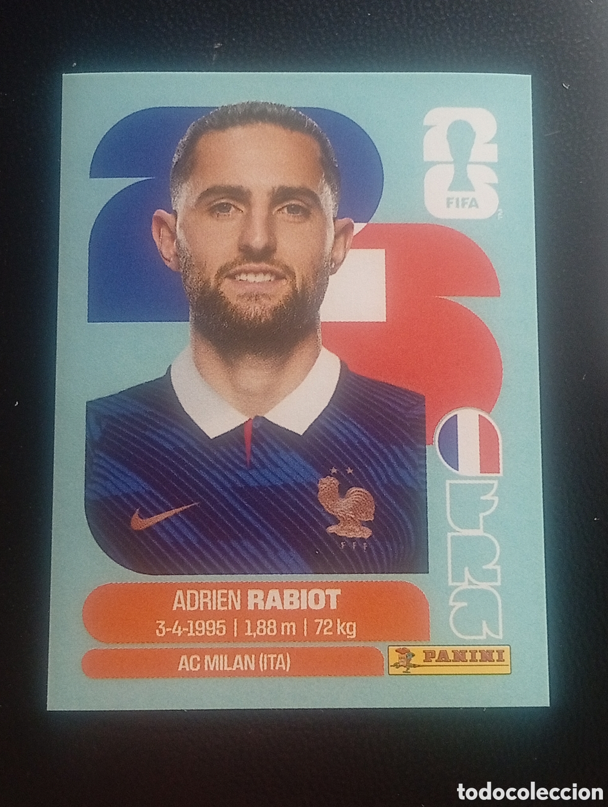 Cromos de f&uacute;tbol: FRA 12 RABIOT FRANCE FRANCIA MUNDIAL F&Uacute;TBOL 2026 FIFA WORLD CUP PANINI CROMO STICKER FRA12