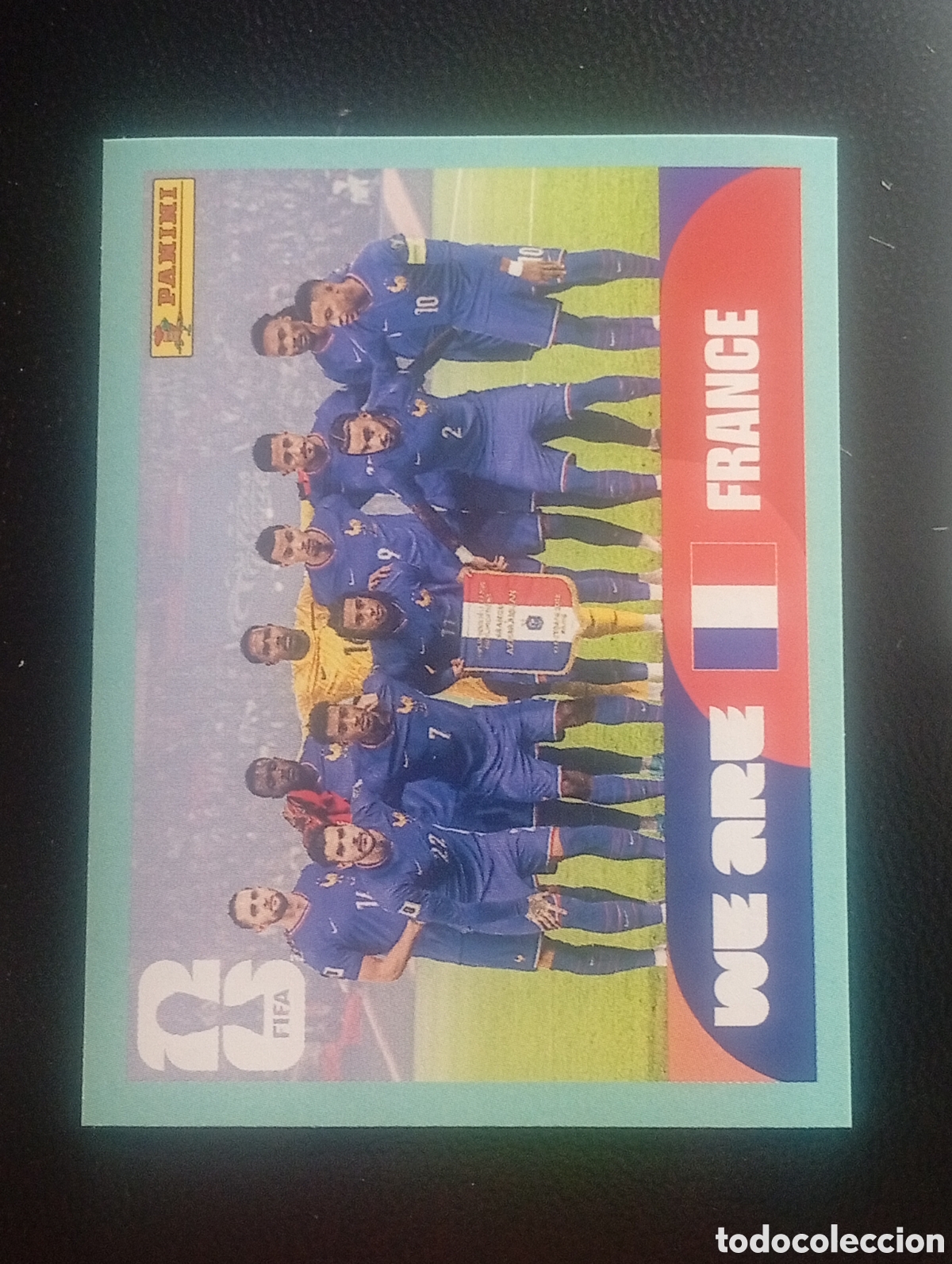 Cromos de f&uacute;tbol: FRA 13 equipo FRANCE FRANCIA MUNDIAL F&Uacute;TBOL 2026 FIFA WORLD CUP PANINI CROMO STICKER FRA13 MBAPPE