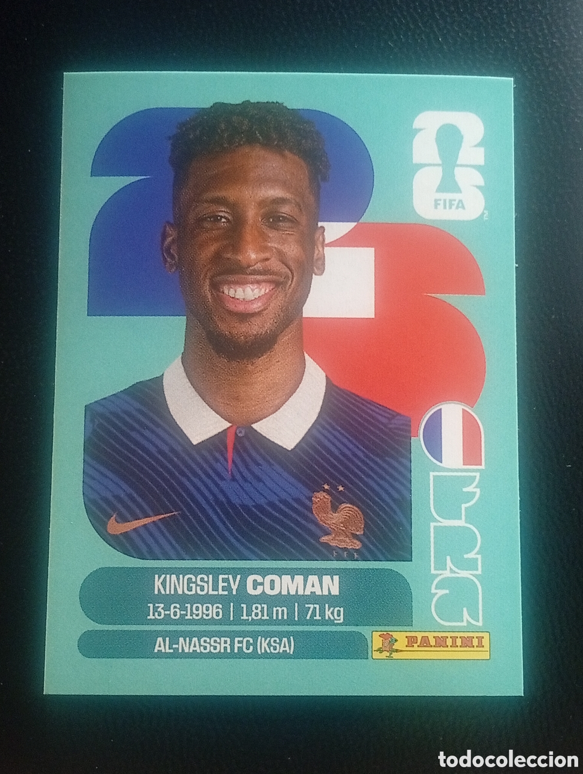 Cromos de f&uacute;tbol: FRA 18 COMAN FRANCE FRANCIA MUNDIAL F&Uacute;TBOL 2026 FIFA WORLD CUP PANINI CROMO STICKER FRA18